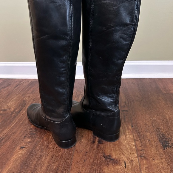 Women's Frye Melissa Button 2 Knee High Leather Boot - Picture 4 of 15